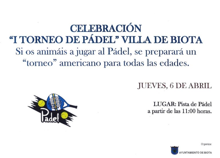 Torneo de pádel