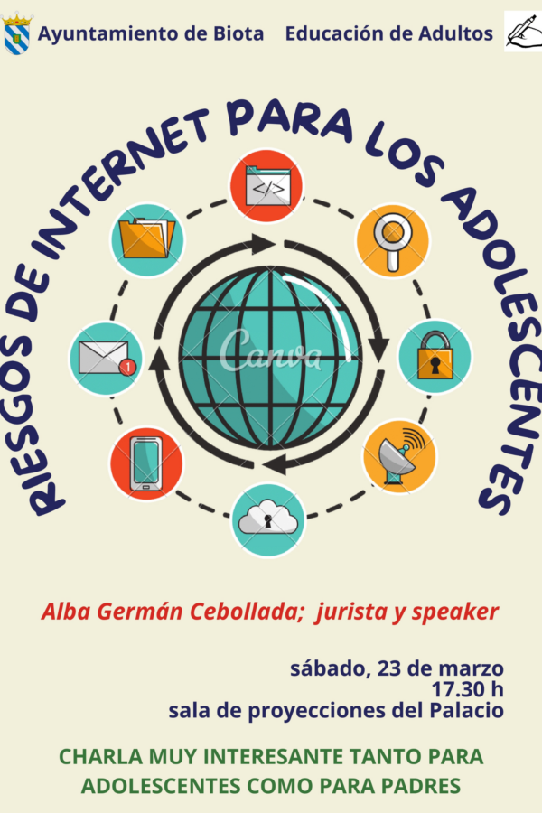 Charla sobre los peligros de internet