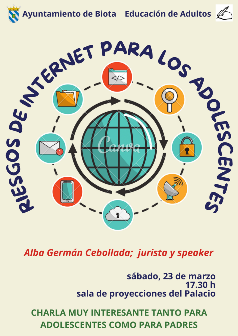 Charla sobre los peligros de internet