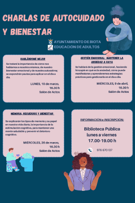 Charlas autocuidado