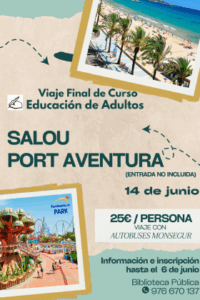 Viaje fin de curso a Salou