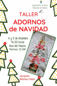 Taller adornos de Navidad