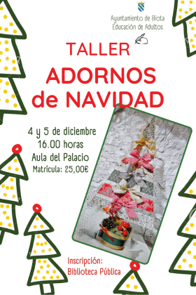 Taller adornos de Navidad
