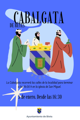 Cabalgata de Reyes en Biota