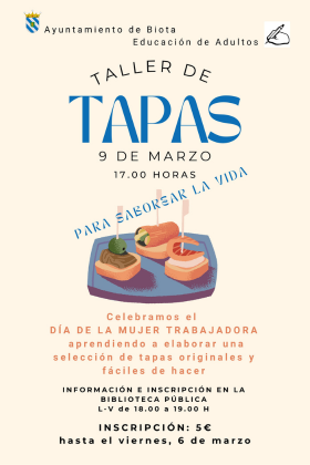 Taller de tapas