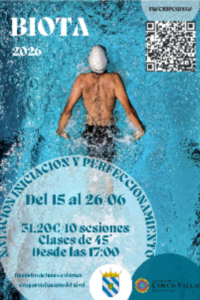 Curso natación en Biota