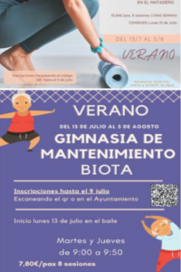 pilates y gimnasia de mantenimiento