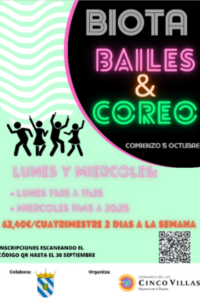 Actividades deportivas de invierno. Baile y coreo