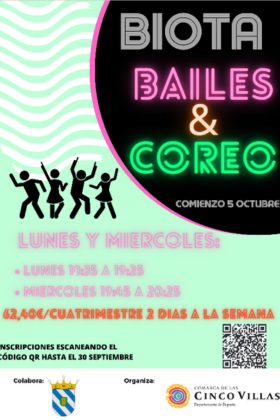 Actividades deportivas de invierno. Baile y coreo