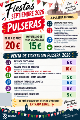 pulsera fiestas Biota